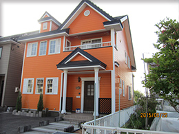 函館の家の外壁塗装